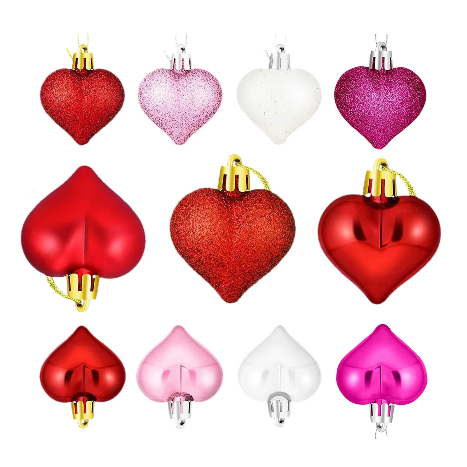 Heiheiup Day Heart 36Pcs Decorations Valentine's Gifts Ornaments Valentine Decoration Hangs Stair... | Walmart (US)