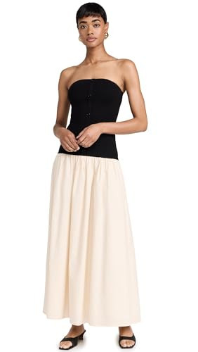 Line & Dot Women's Tanner Combo Dress, Black and Taupe, S | Amazon (US)