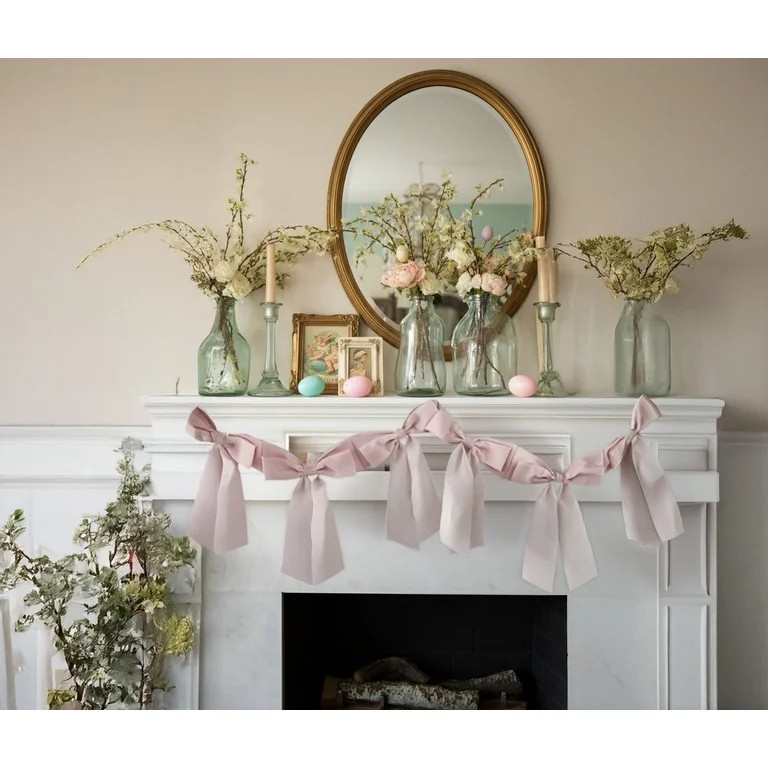 Bow Garland, Pink, 6', by My Texas House | Walmart (US)