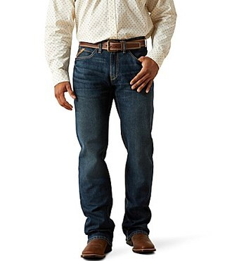 Ariat M4 Harvey Mid Rise Relaxed Fit Boocut Jeans - 34 34 | Dillard's