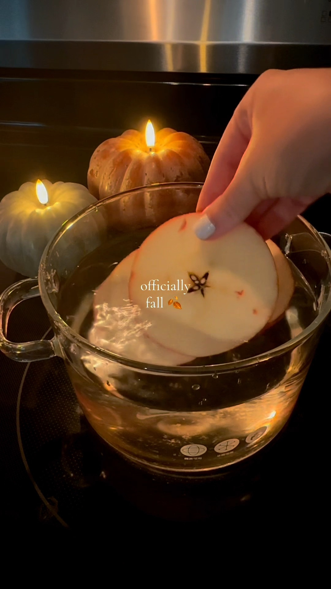 The easiest fall simmer pot that made my whole house smell like fresh apple pie 🍎🥧🍂 Apple, orange, cinnamon, cloves + vanilla for the coziest fall home scent. 🤎

#FallSimmerPot #SimmerPot #FallHome #CozyHome #FallIdeas #CozySeason

#LTKSeasonal #LTKHome #LTKdayinmylife