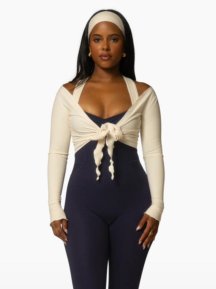 The Wrap Top / Crème | 437