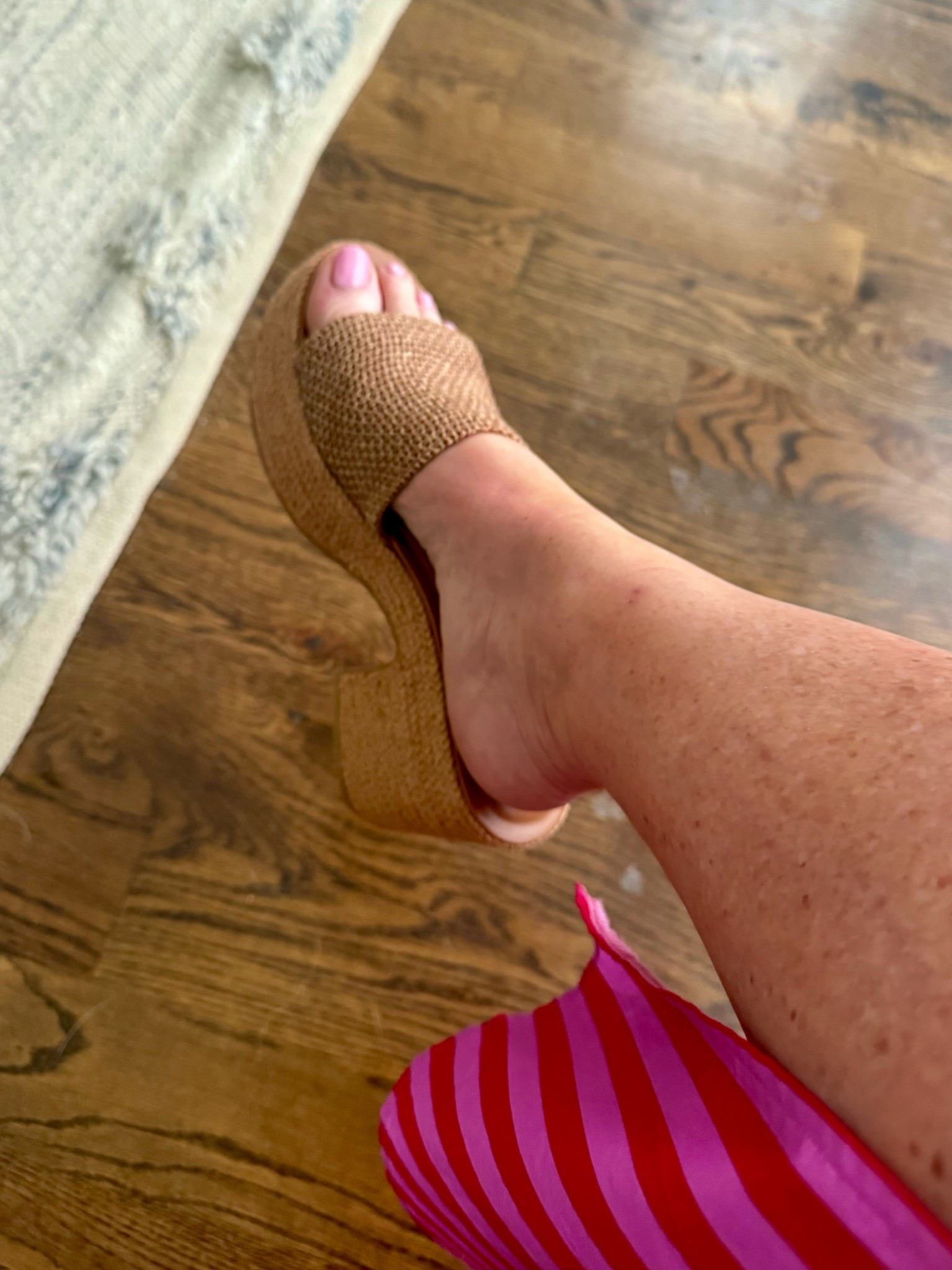 What’s new for March… Steve Madden Cognac Raffia Sandals @Steve Madden US 
#stevemadden #ad
#summersandals #raffiasandals #platformsandals #trippysandals #marcharrivals 
#reallife #LTKOver50 #momover50


#LTKdayinmylife #LTKmomlife #LTKTravel