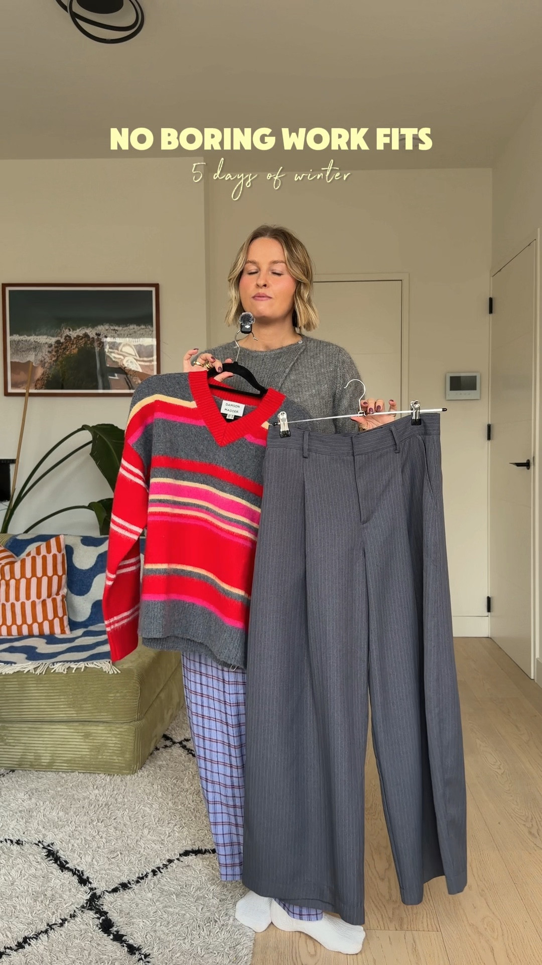 No boring work fits 5 days of winter day 3: suit trousers and knitwear 

Knit: size 10
Trousers: M


#LTKuk #LTKwinter #LTKworkwear