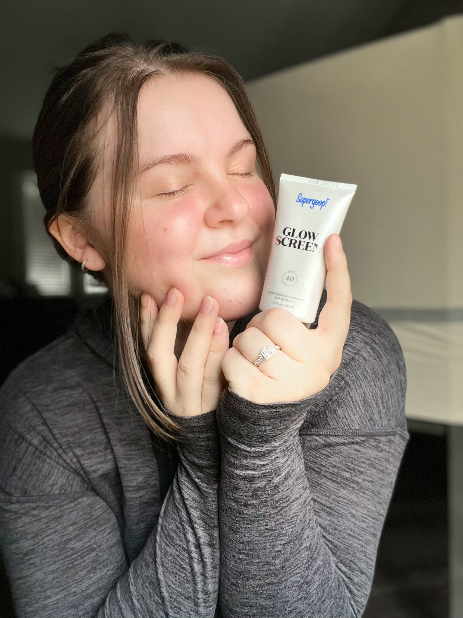 friendly reminder to put that SPF on! Supergoop, SPF 40, glow screen, tinted, glowy, dewy, shine, skincare, self care, beauty

#LTKunder50 #LTKbeauty #LTKstyletip