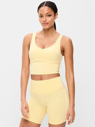 StudioSmooth Seamed Longline Top | Old Navy (US)