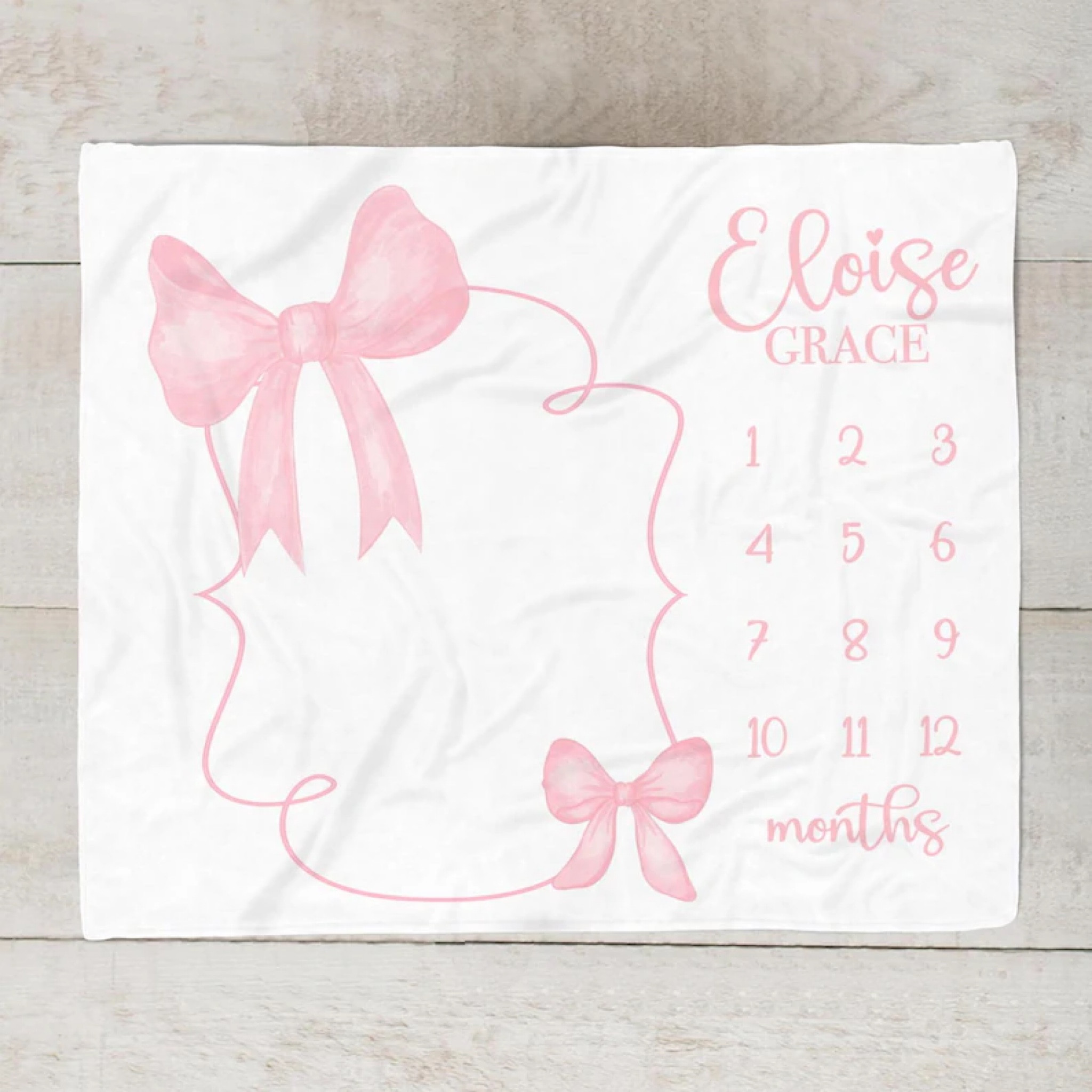 Pink Bow Milestone Blanket from SweetBabyDays

Personalized Baby Girl Month Blanket | Custom Baby Girl Baby Shower Gift | Coquette Aesthetic | New Mom Gift


#LTKBaby #LTKGiftGuide #LTKHoliday