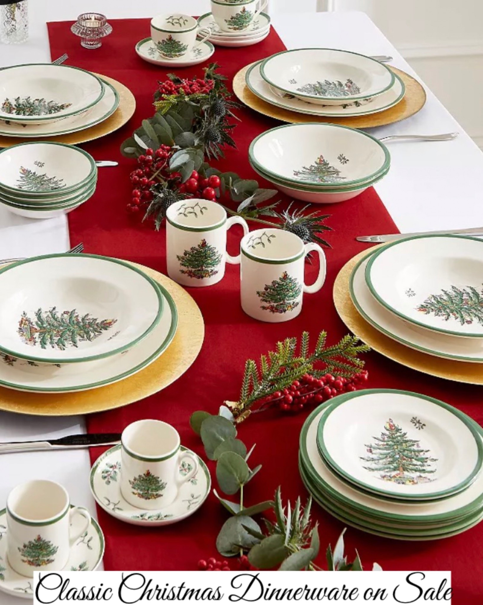 Classic Christmas Dinnerware on sale 🎅🏽 

hosting
home
Black Friday 
90’s Christmas 
dinner set 

#LTKHoliday #LTKHome #LTKCyberWeek