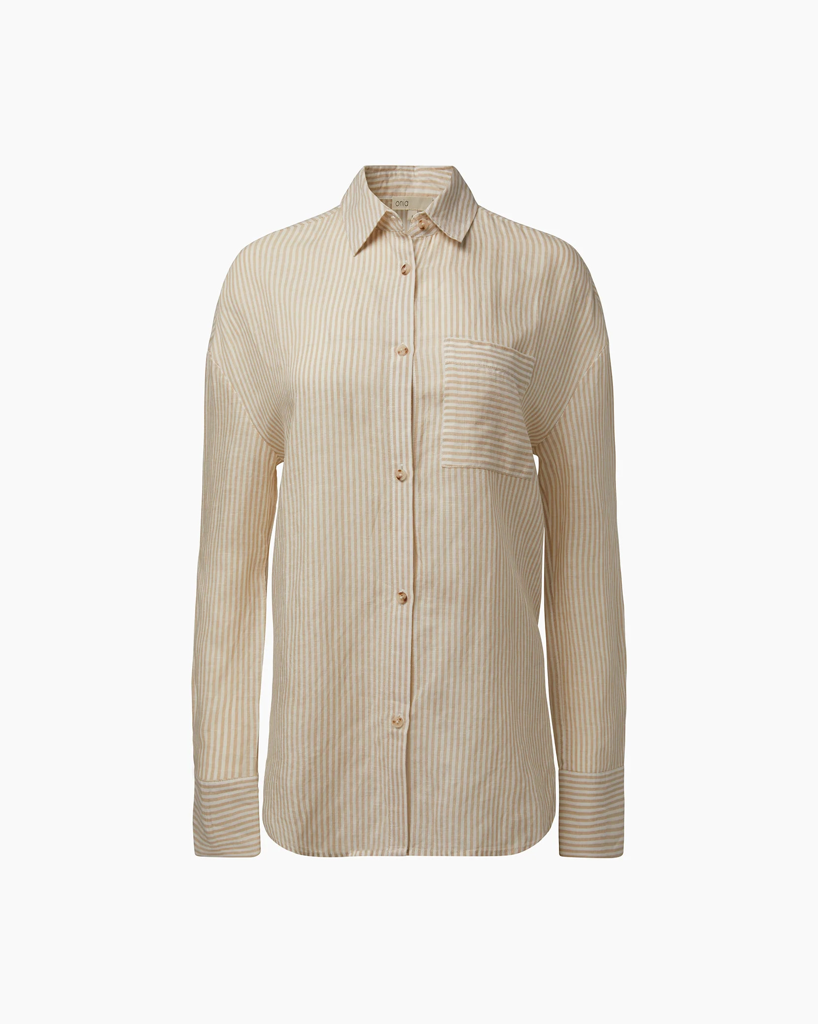 Air Linen Boyfriend Shirt | onia