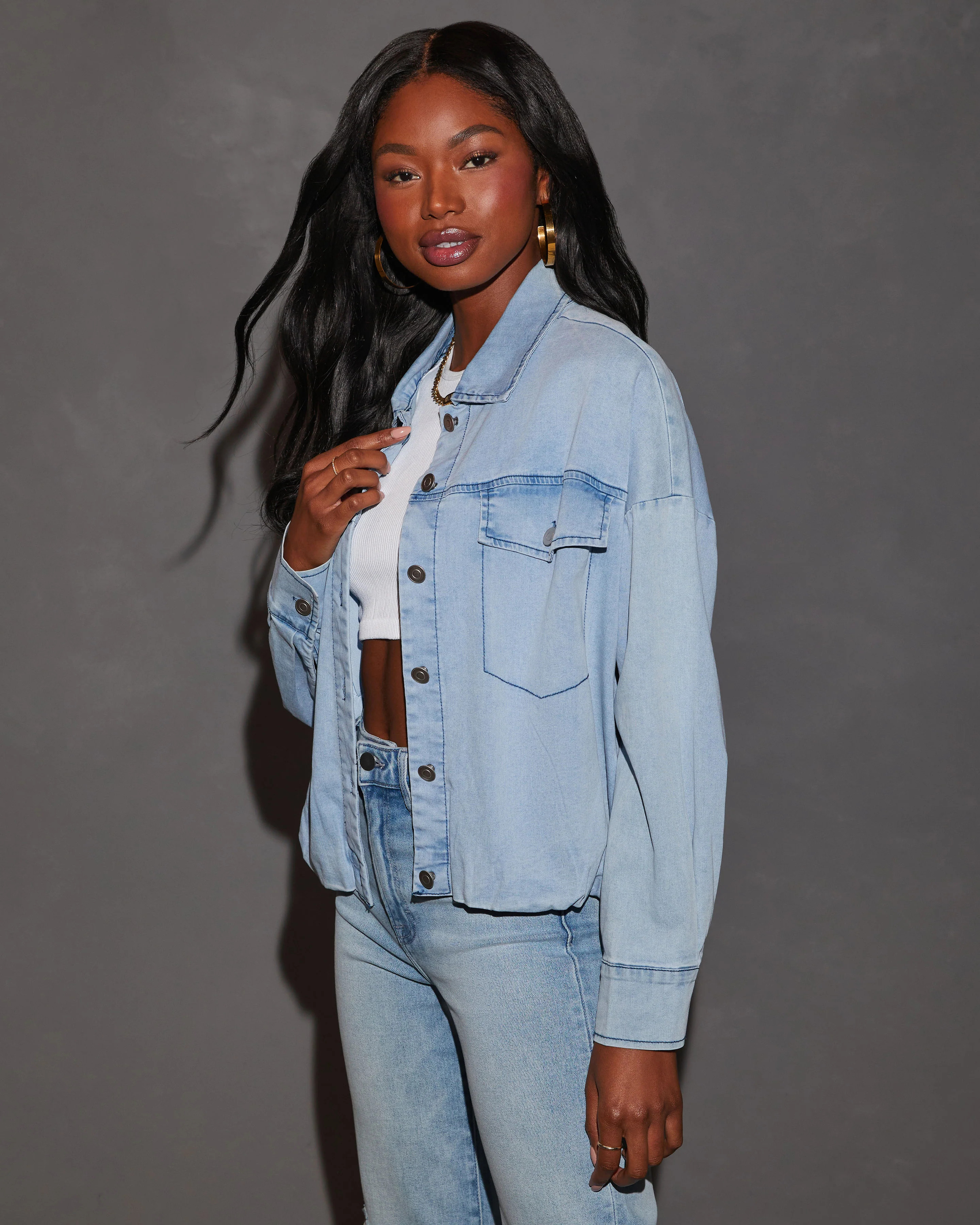 Alexia Classic Denim Jacket | VICI