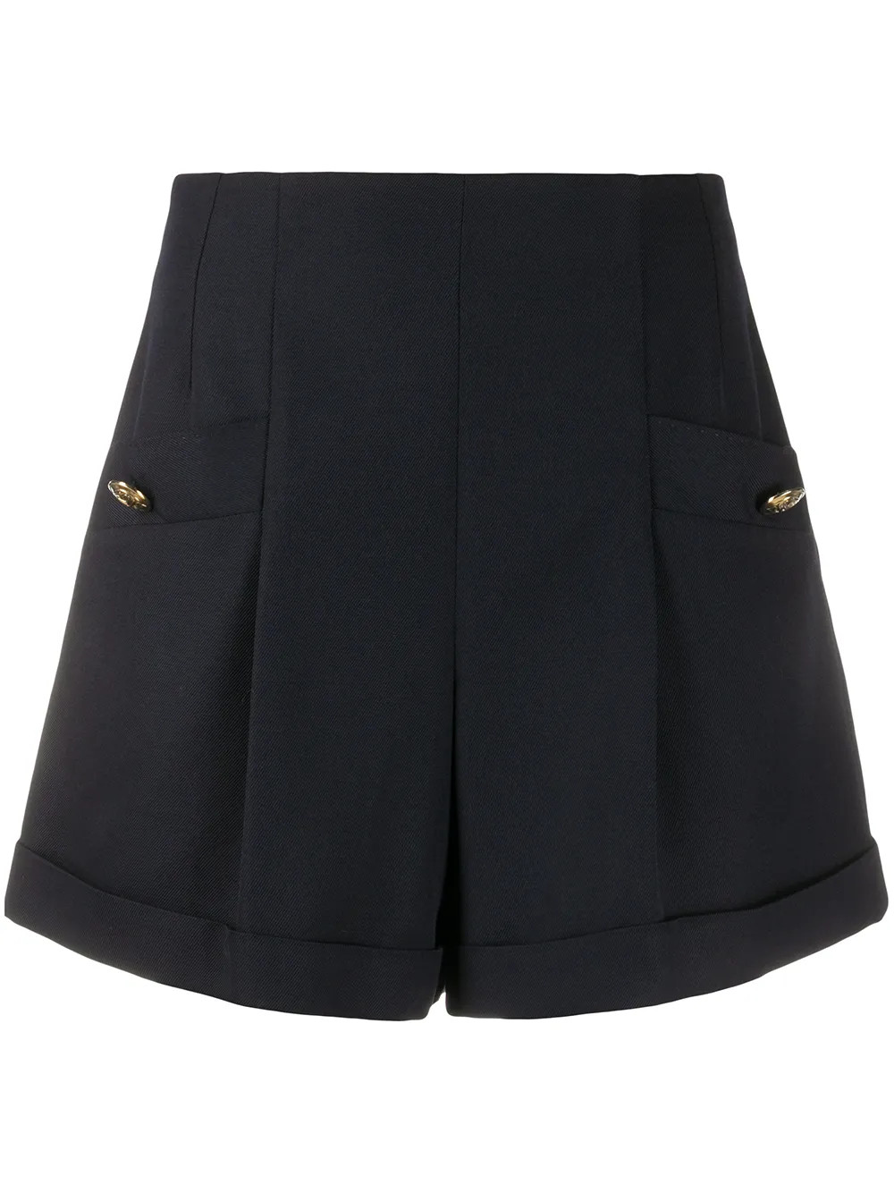 SANDRO Pleated Shorts - Farfetch | Farfetch Global