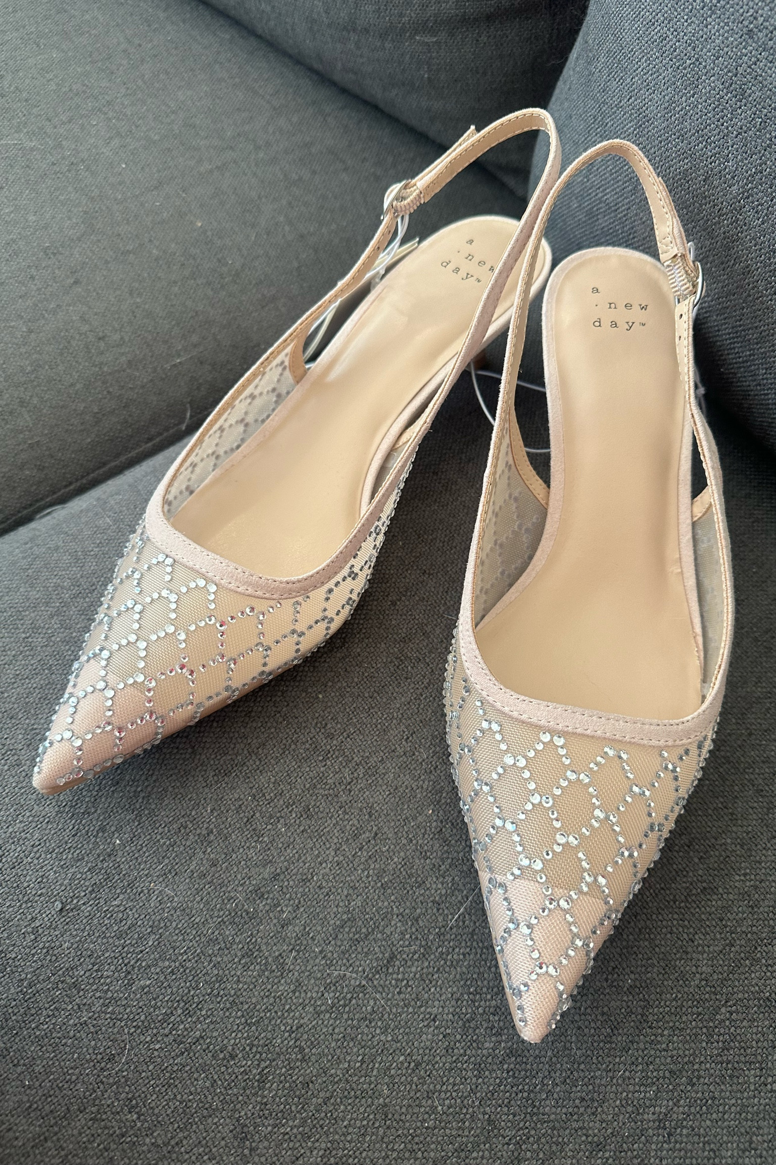 These designer dupe slingbacks are stunning and great quality! Go down half a size—they do run big.