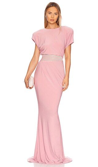 Bond Gown in Blush | Revolve Clothing (Global)