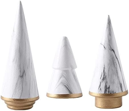 Simple Elegant Ceramic Christmas Tree Tabletop Counter Centerpiece Mantel Shelf Home Decor Accent... | Amazon (US)