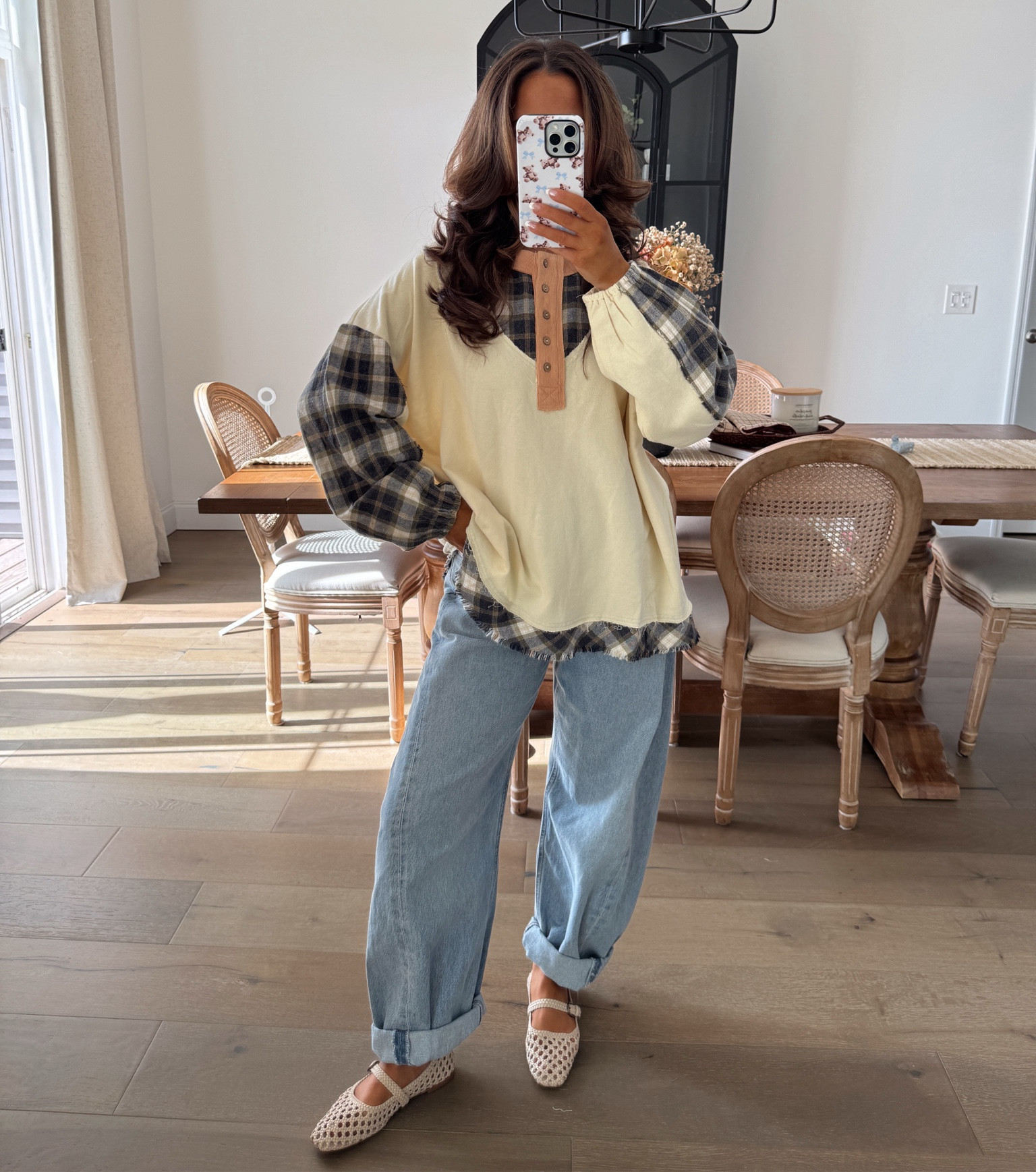 Soft cream and classic plaid — a flowy fall favorite for effortless style 🤍🍁

#LTKStyleTip #LTKHalloween #LTKSeasonal