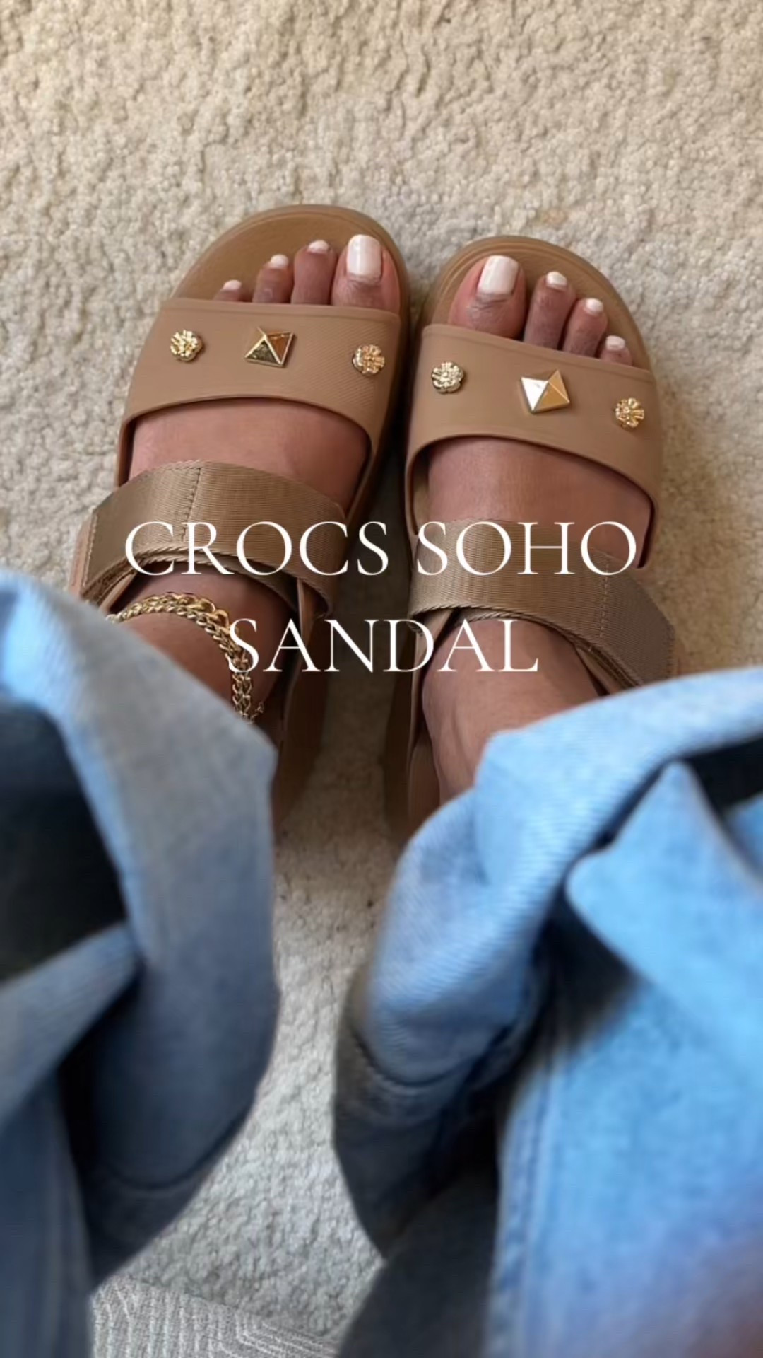 I love the new @crocs soho two-strap sandal! 😍

#LTKgrwm #LTKootd