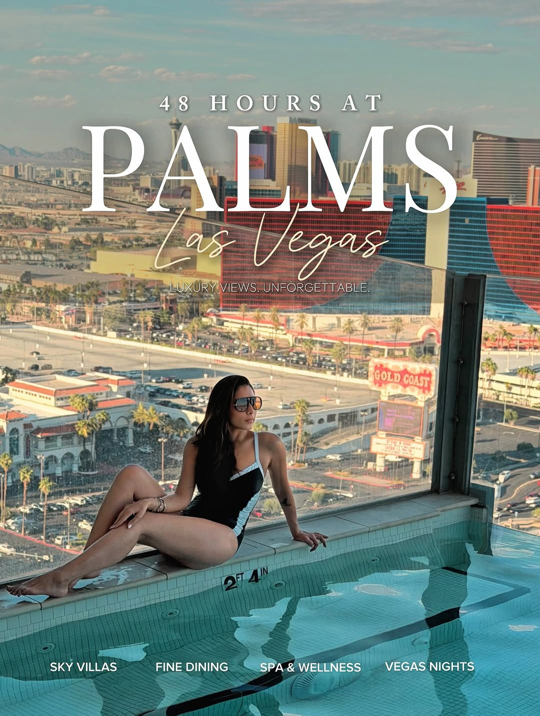 The Classic Color-Block One-Piece 🤍🖤

There is nothing more timeless than a black and white silhouette. Taking in the incredible skyline views at Palms Las Vegas in this perfectly tailored, color-blocked swimsuit. It has such an elevated, vintage-inspired fit that feels incredibly luxurious for a night swim or lounging by the cabana.

If you are packing for a resort getaway or a Vegas weekend, a chic one-piece like this is an absolute must-have. 

 #LTKSeasonal #LTKSwim #LTKTravel
