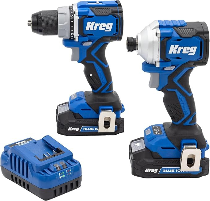 Kreg Ionic Drive Drill & Driver Combo Bundle - With Charger & Battery (2) - High Torque Professio... | Amazon (US)