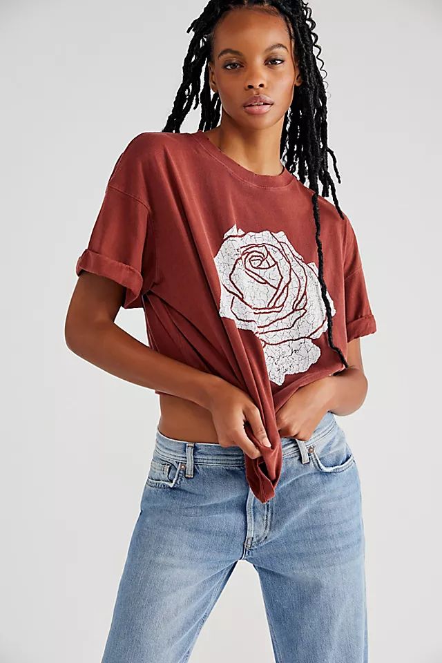 Rose Boyfriend Tee | Free People (Global - UK&FR Excluded)