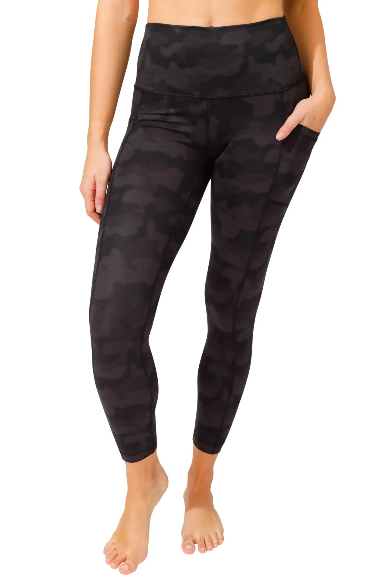 90 Degree By Reflex | Wonderflex Elastic Free High Waist Side Pocket Ankle Leggings | Nordstrom R... | Nordstrom Rack