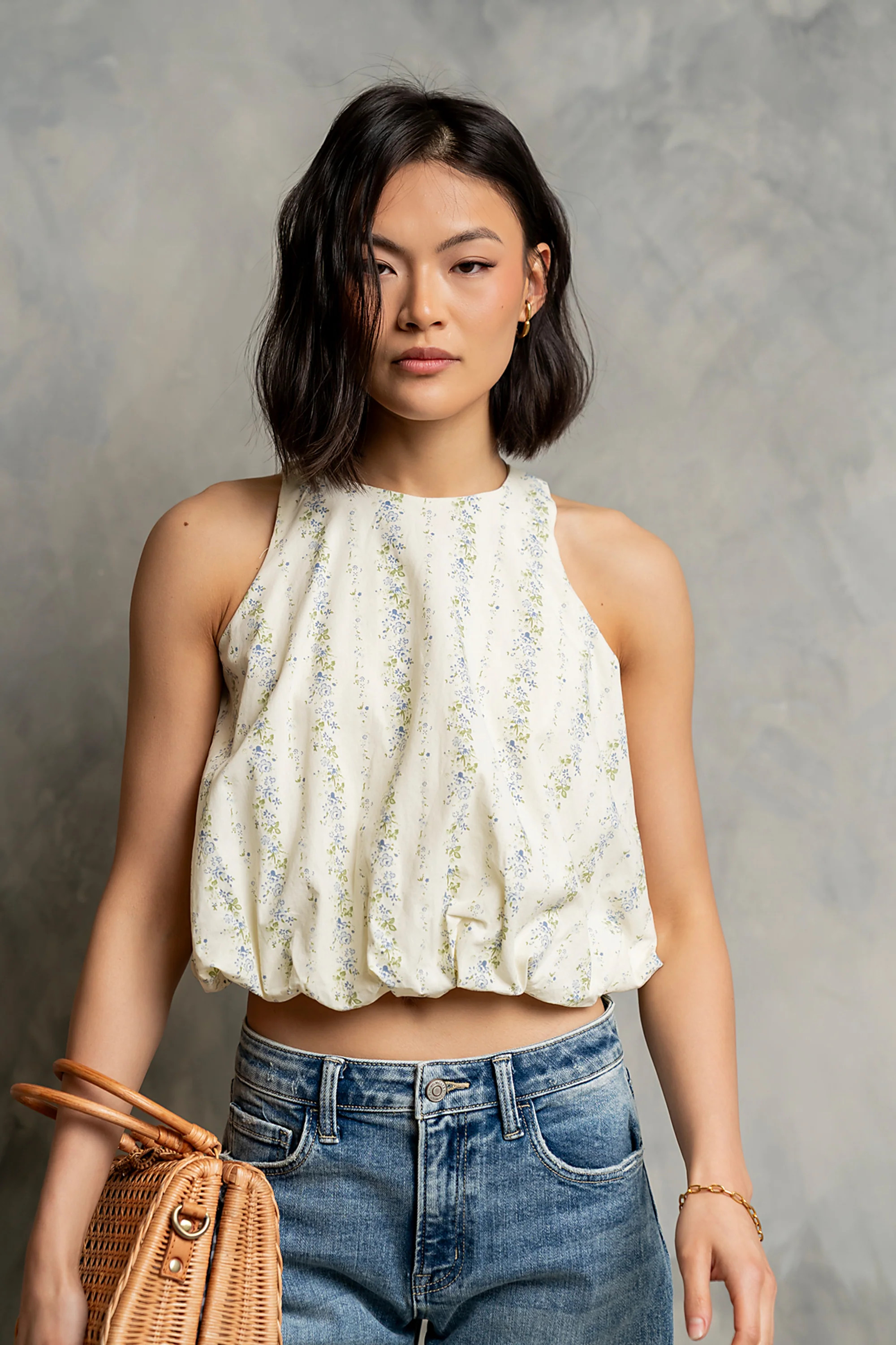 Lara Bubble Tank Top | Böhme US