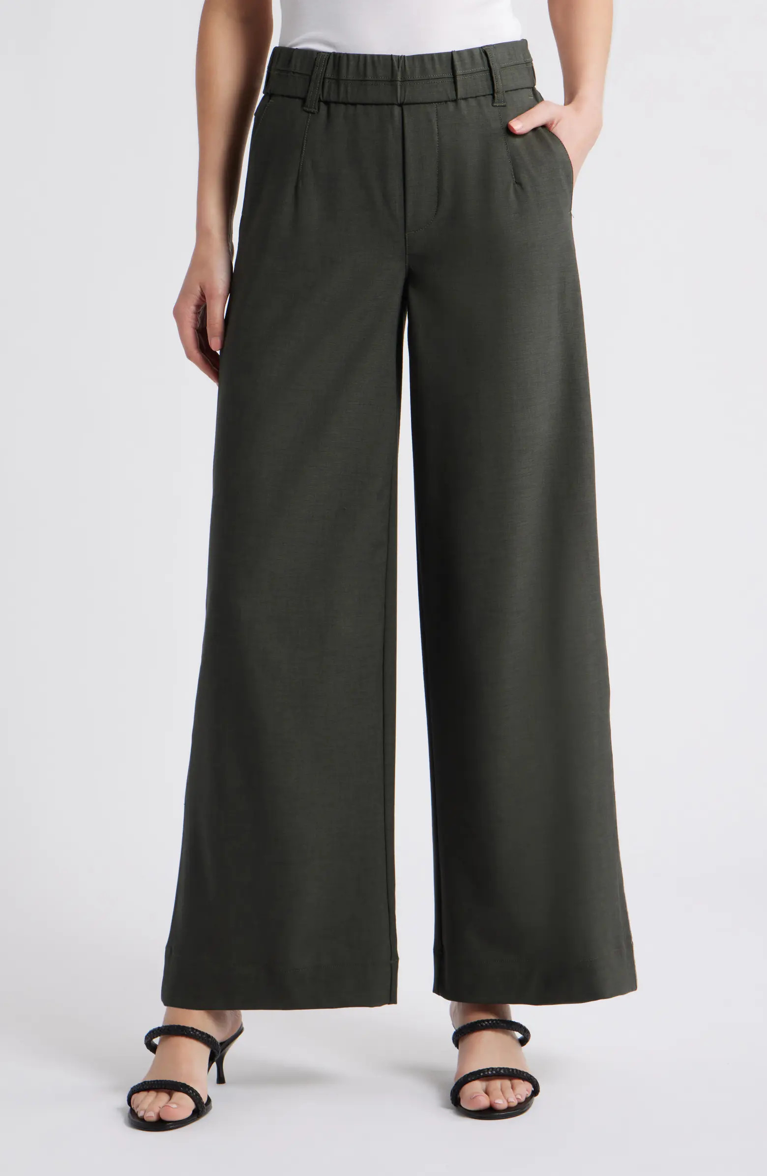 Wit & Wisdom Skyrise Side Seam Straight Leg Pants | Nordstrom | Nordstrom
