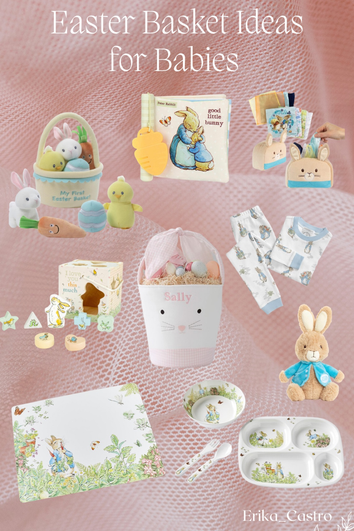 Here are some ideas for the first Easter basket for your little one. From having comfortable pjs to educational toys to keep him/her busy.

#LTKbaby #LTKfamily #LTKSeasonal