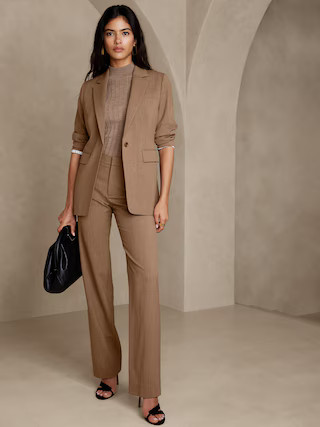 Siena Straight Italian Wool Pant | Banana Republic (US)