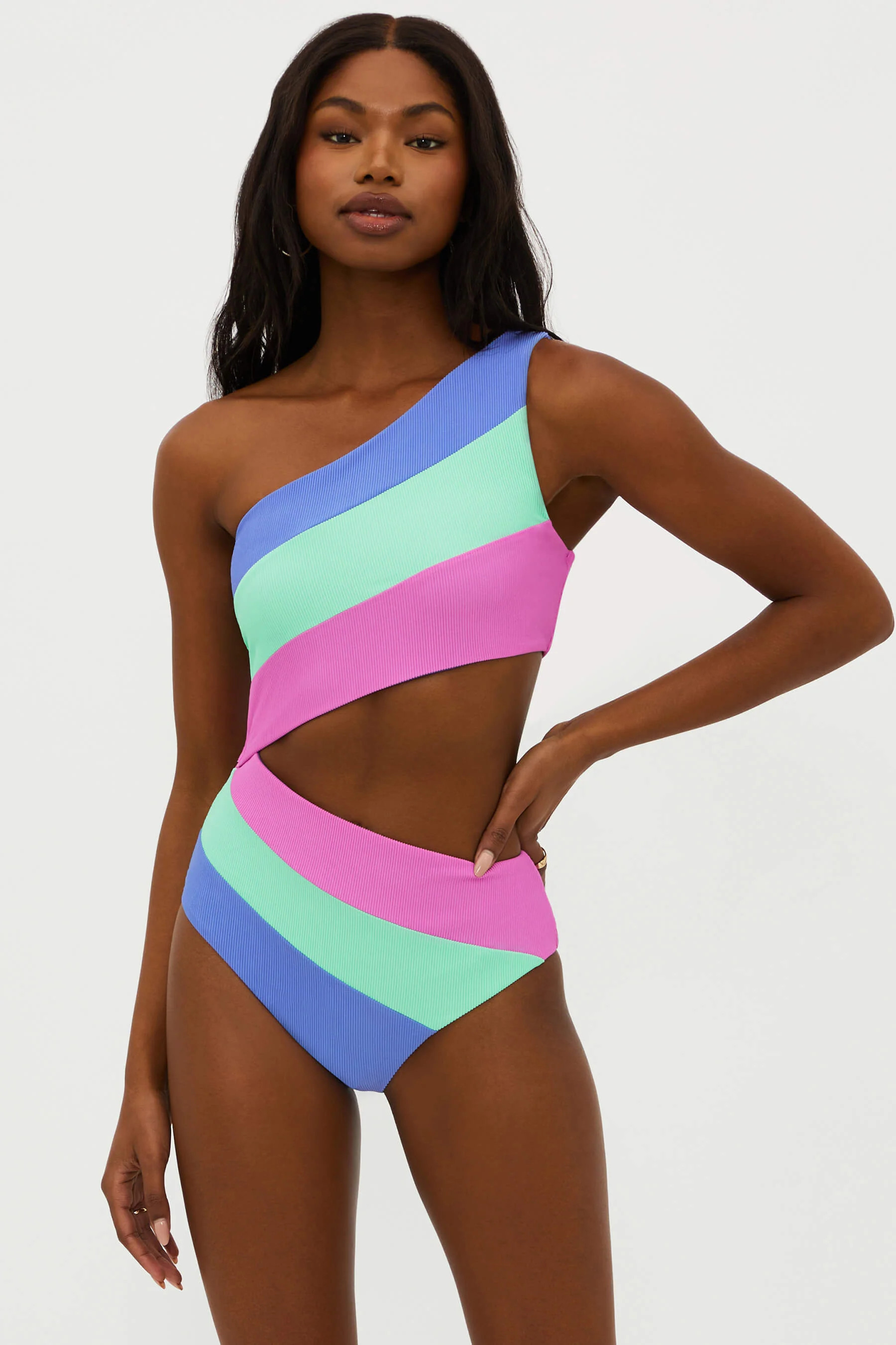 Joyce One Piece High Tide Colorblock | Beach Riot