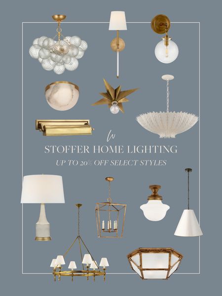 Stoffer Home is having an amazing sale on select lighting styles right now! Up to 20% off and so many of the lighting fixtures we have in our home are included (most of these)!! 

#LTKHome #LTKStyleTip #LTKSaleAlert