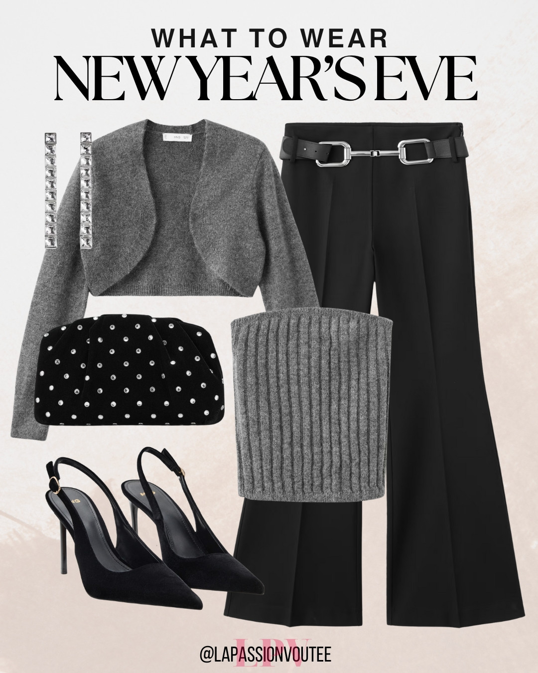 This New Year’s Eve outfit idea from MANGO brings the perfect balance of glam and elegance. ✨🎆 Clean lines, modern details, and a polished feel make it ideal for parties or dinners. Such an easy way to feel dressed up and confident while keeping things simple and stylish. Cheers to a chic start! 🥂 

 #LTKHoliday #LTKSeasonal #LTKFindsUnder100