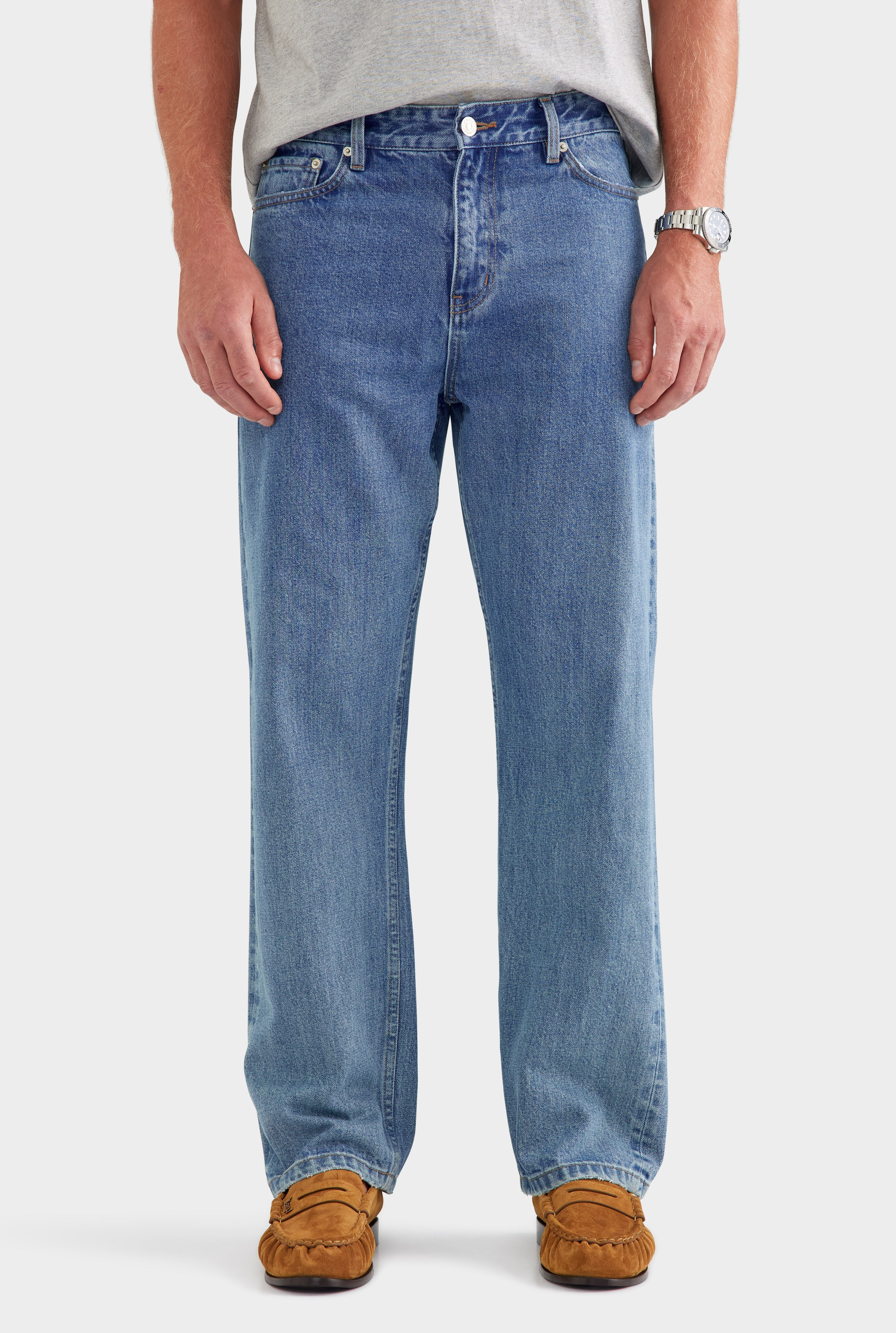 Straight Leg Denim Jean Light Blue | Venroy | Venroy AU