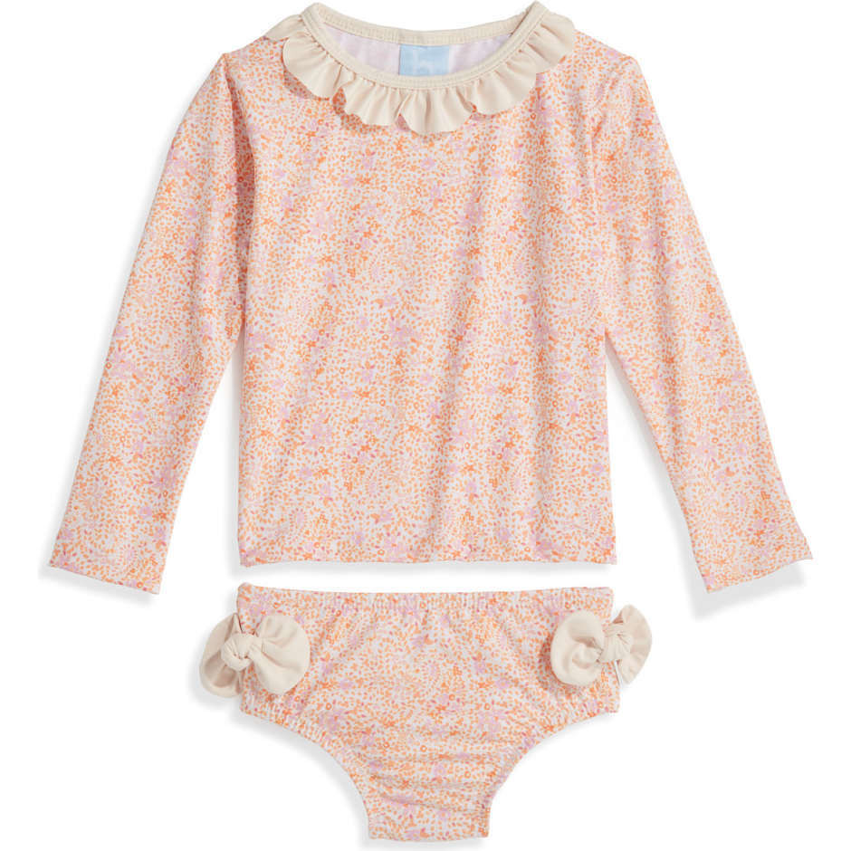Rosa Swim Set, Clementine Floral | Maisonette