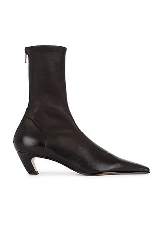 KHAITE Arizona 40 Ankle Boot in Black - Black. Size 39 (also in 35, 36, 36.5, 37, 38.5, 40, 41). | FWRD 