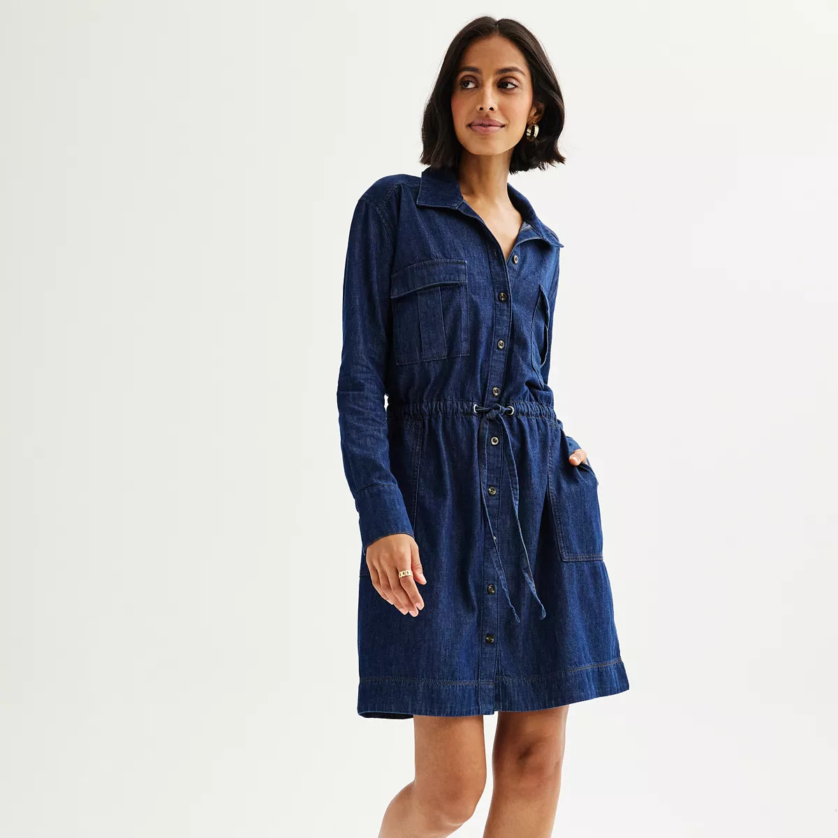 Women's Sonoma Goods For Life® Denim Utility Dress | Kohl's