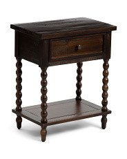20x13x24 Spindle Leg Side Table | Marshalls