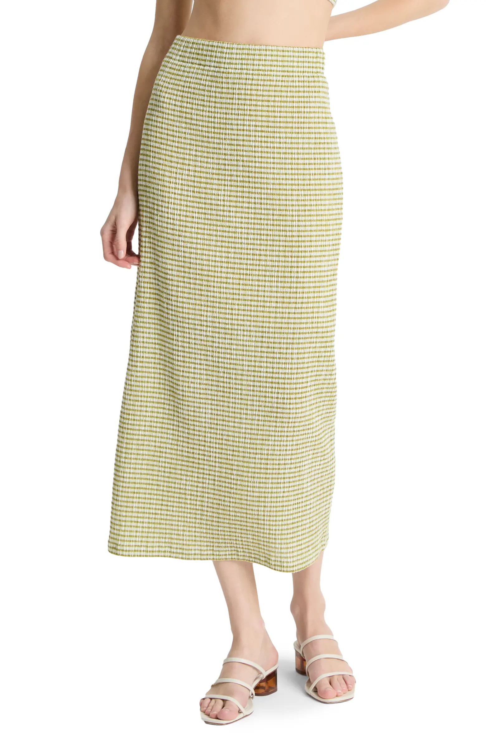 Vince Stripe Midi Skirt | Nordstrom | Nordstrom