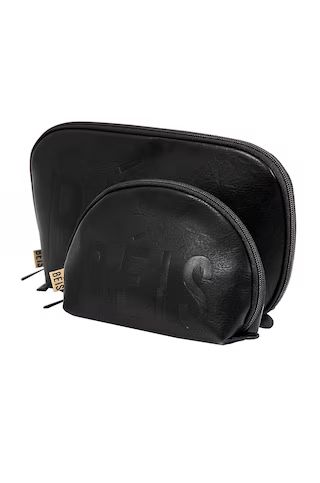BEIS The Cosmetic Pouch Set in Black from Revolve.com | Revolve Clothing (Global)