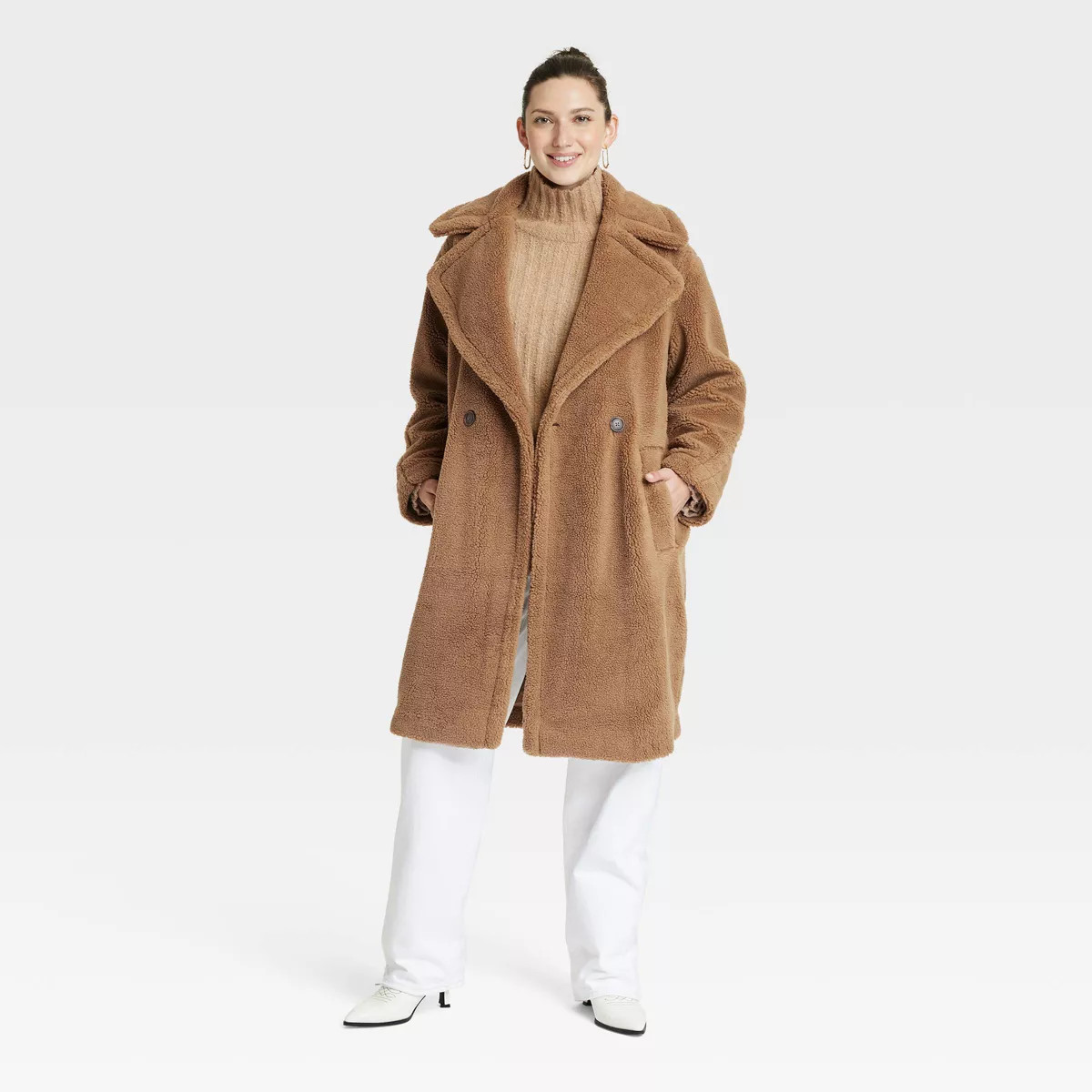 Women's Faux Shearling Coat - Universal Thread™ | Target
