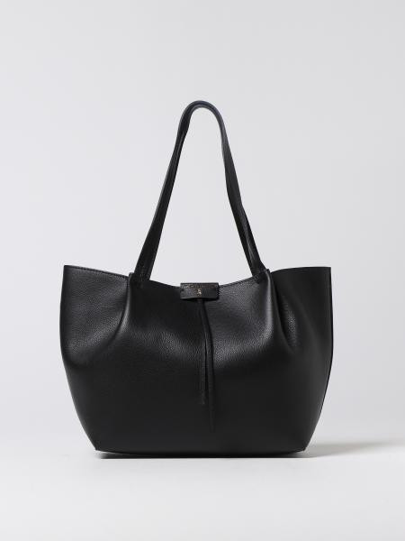 PATRIZIA PEPE: tote bags for woman - Black | Patrizia Pepe tote bags CB8895L001 online on GIGLIO.... | Giglio.com - Global Italian fashion boutique