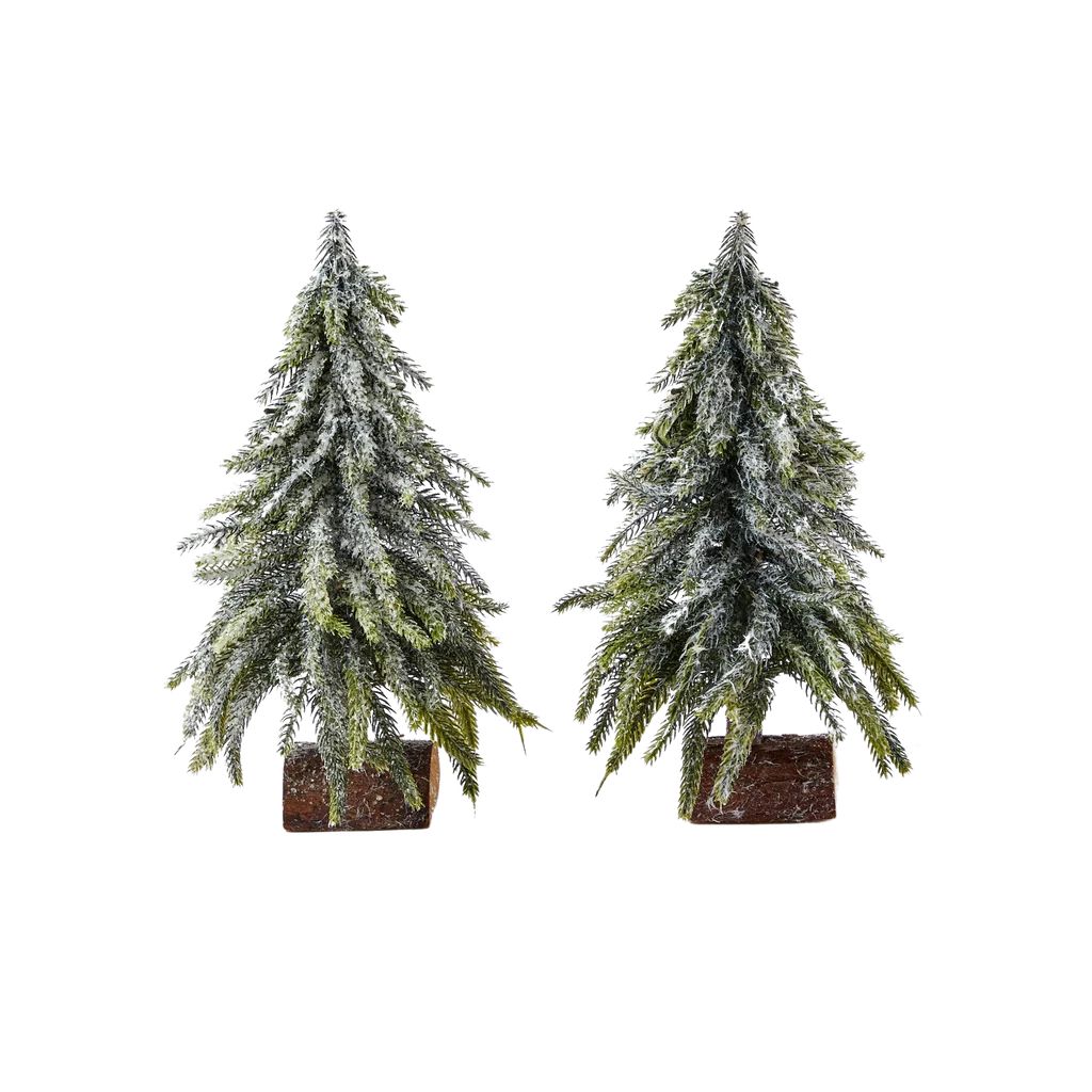 Frosted Fir Trees, Set of 2 | Over The Moon
