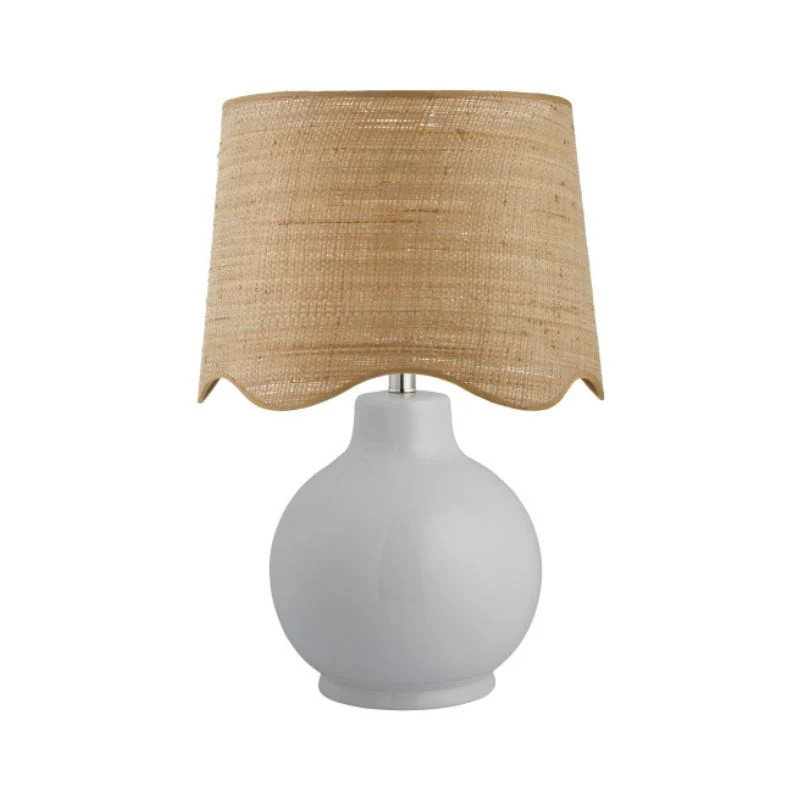 Isla Table Lamp - White | Cailini Coastal