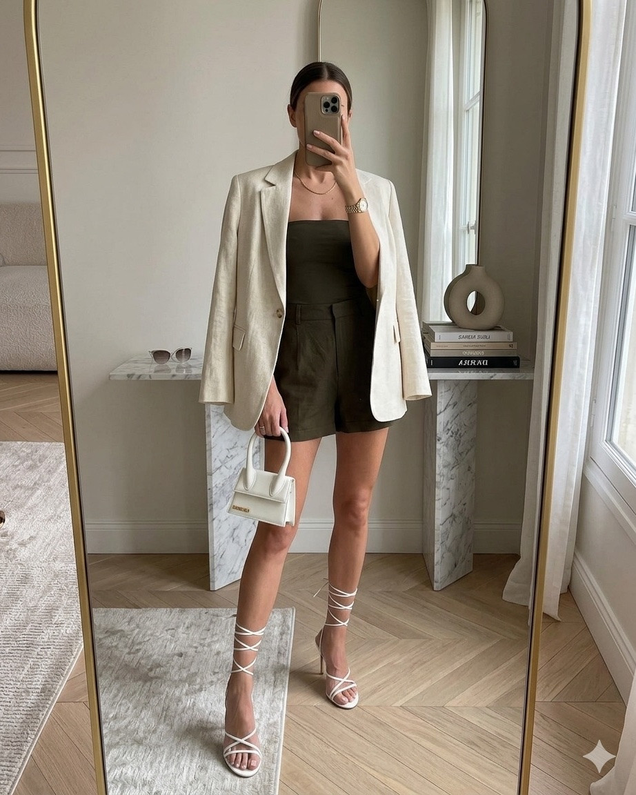 Blazers in summer? Absolutely☀️ 

The secret is in the layering and the fabrics! Here are 3 ways to keep your blazers in rotation, from brunch dates to casual night outs with friends🍸✨

Which look is your favorite—1, 2, or 3?

#LTKfashion #SummerStyle #BlazerOutfit #CapsuleWardobe

#LTKstyletip #LTKdatenight #LTKsummer