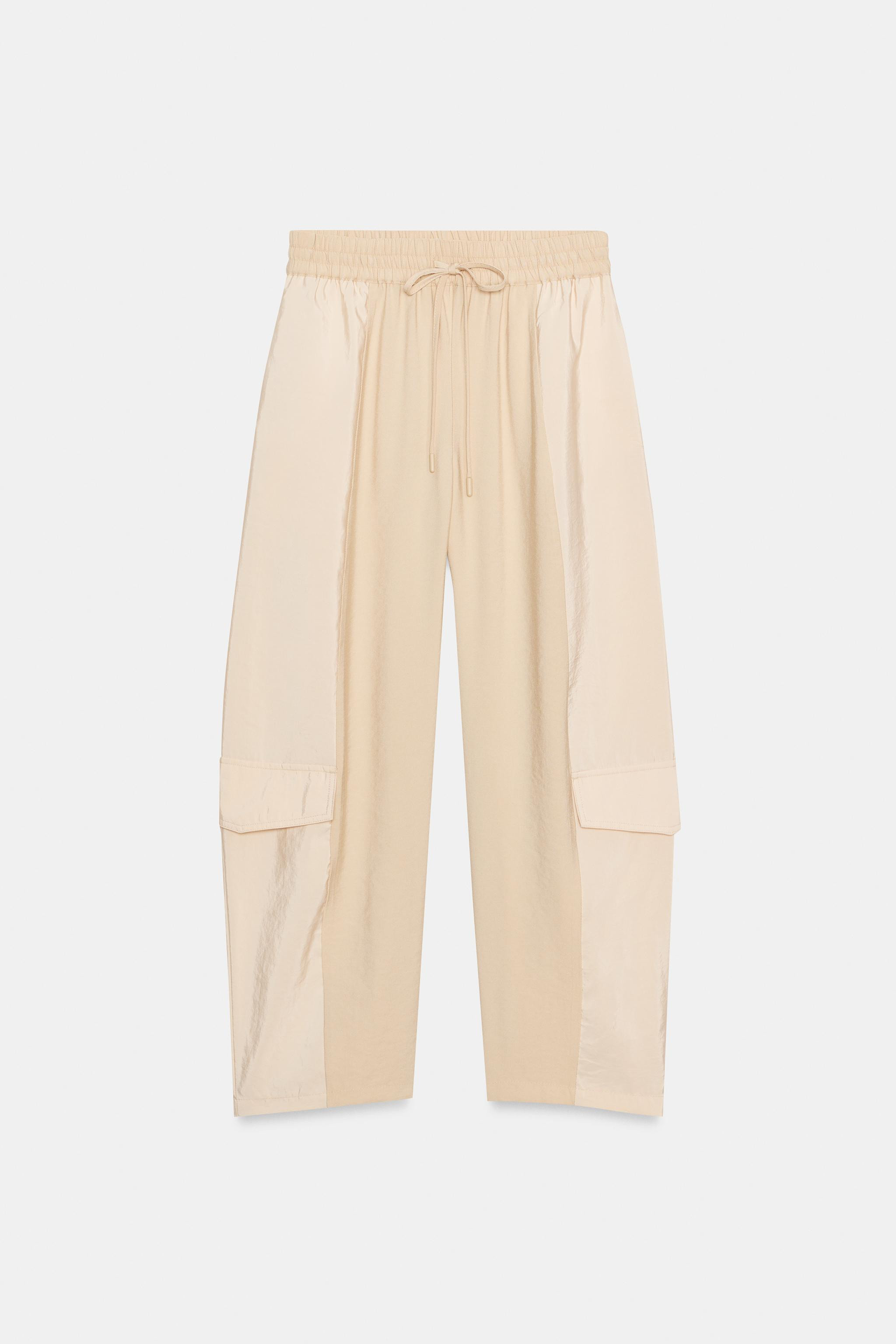 COMBINATION BARREL PANTS | Zara US