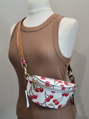 Coach Cherry Print Bethany Leather Belt Bag Fanny Pack NEW NWT  | eBay | eBay US