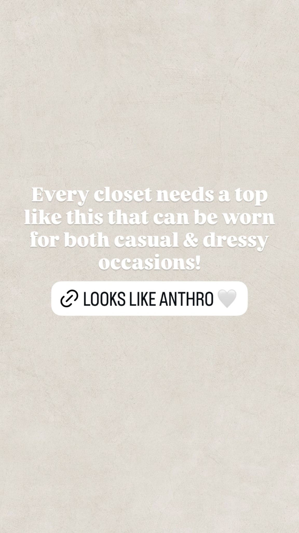 Every closet needs a top like this that can be worn for both casual & dressy occasions!