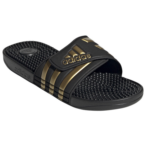 adidas Mens adidas Adissage Slides - Mens Shoes Core Black/Gold Metallic/Core Black Size 06.0 | Foot Locker (US)