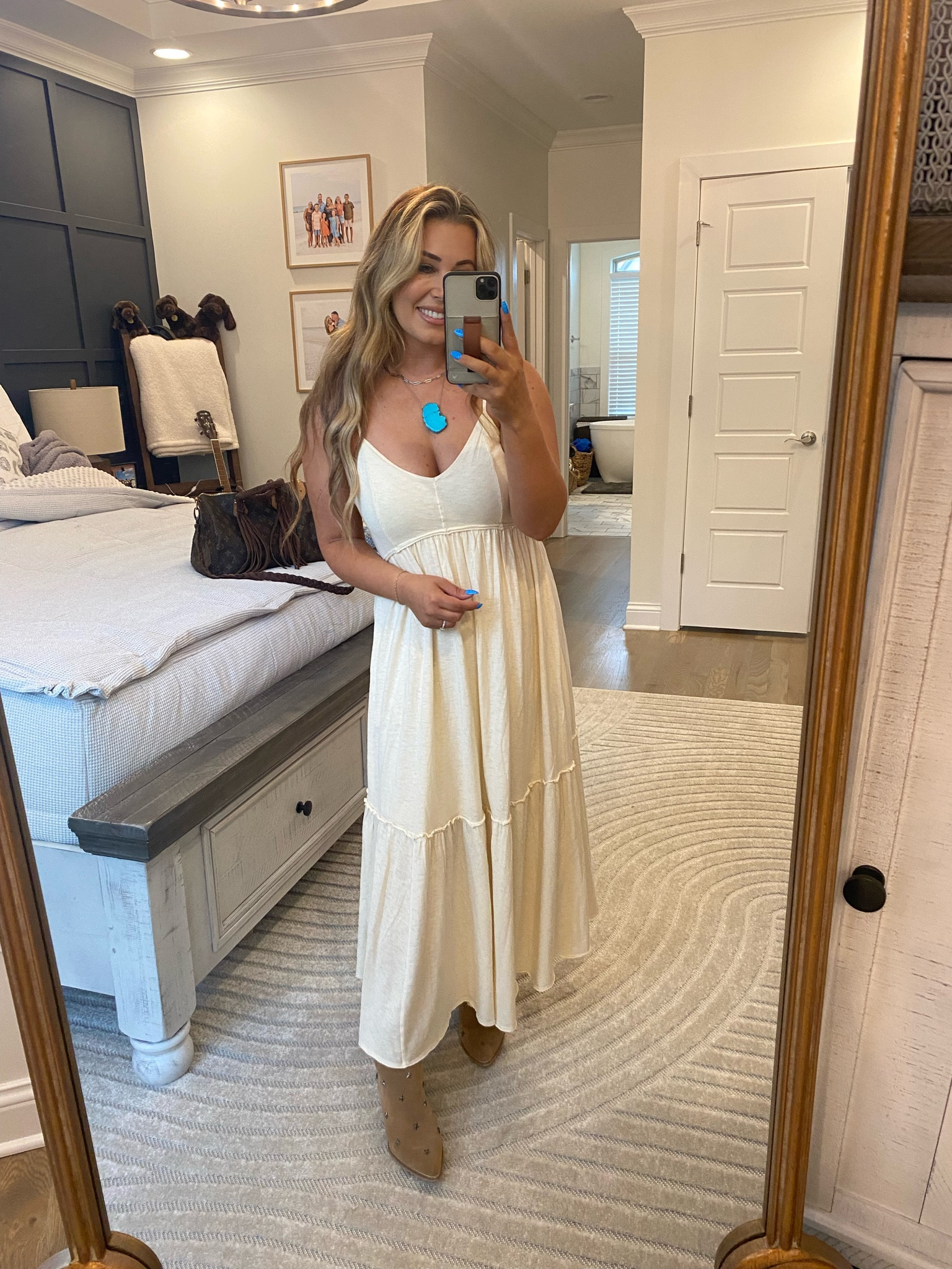 This dress is so incredibly comfortable! I am in a size small! I loved it so much I ordered the rust and all of it as well! #americaneagle #springdresses #dress #casualdress 

#LTKStyleTip #LTKFindsUnder50 #LTKSaleAlert