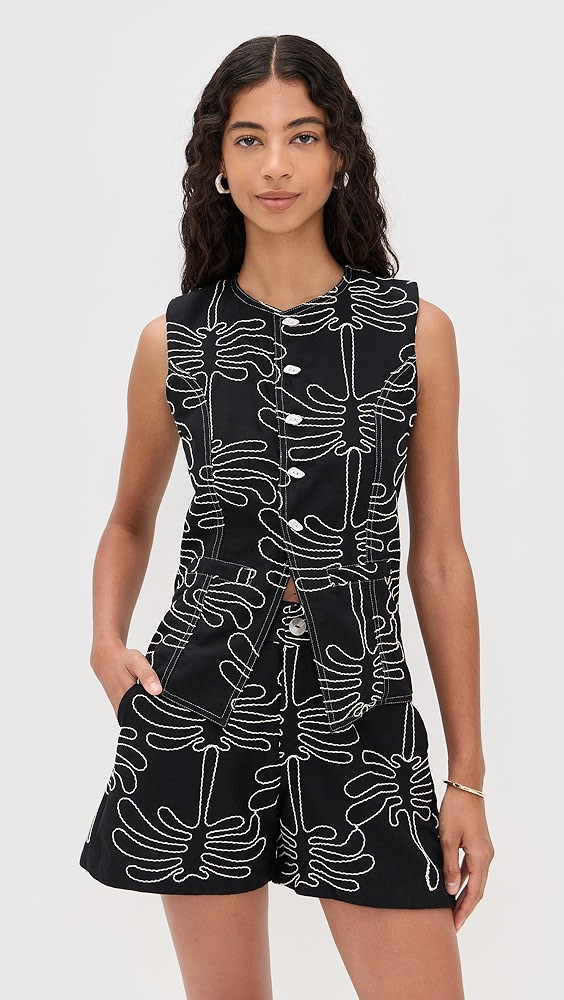 Nina Shirt Praia Black | Shopbop