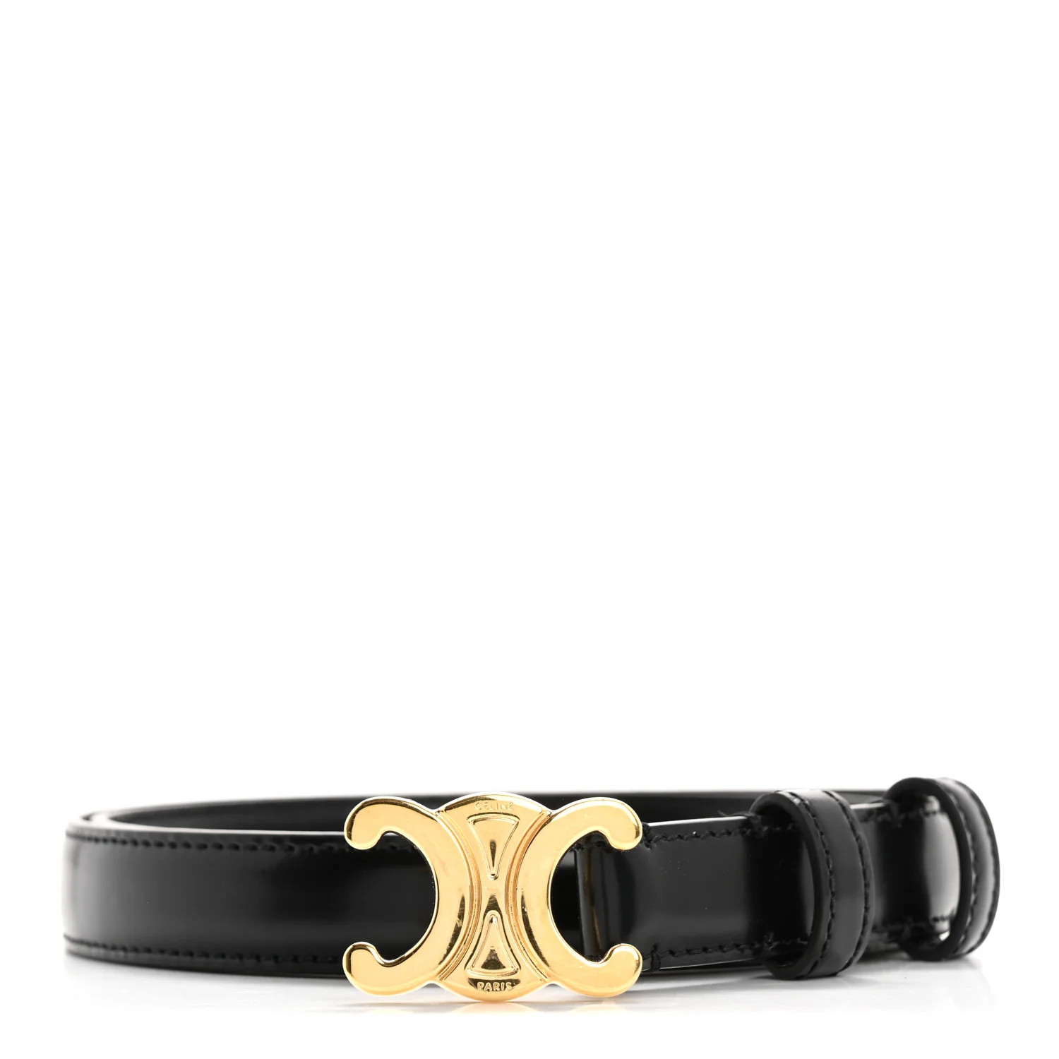 Box Calfskin Small 18mm Triomphe Belt 70 28 Black | FASHIONPHILE (US)